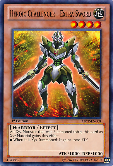 Heroic Challenger - Extra Sword [ABYR-EN008] Common Yu-Gi-Oh!