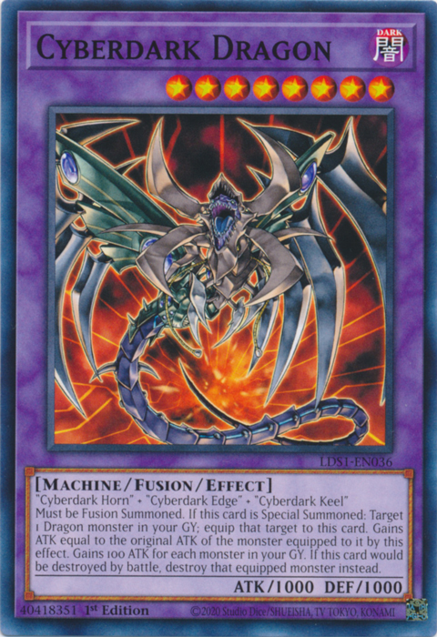 Cyberdark Dragon [LDS1-EN036] Common Yu-Gi-Oh!