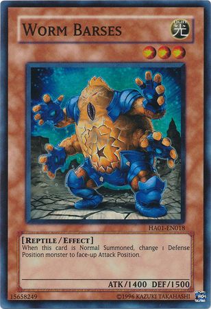 Worm Barses [HA01-EN018] Super Rare Yu-Gi-Oh!