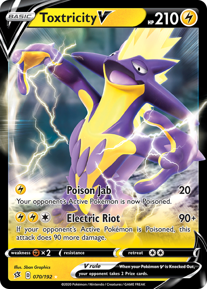 Toxtricity V (070/192) [Sword & Shield: Rebel Clash] Pokémon