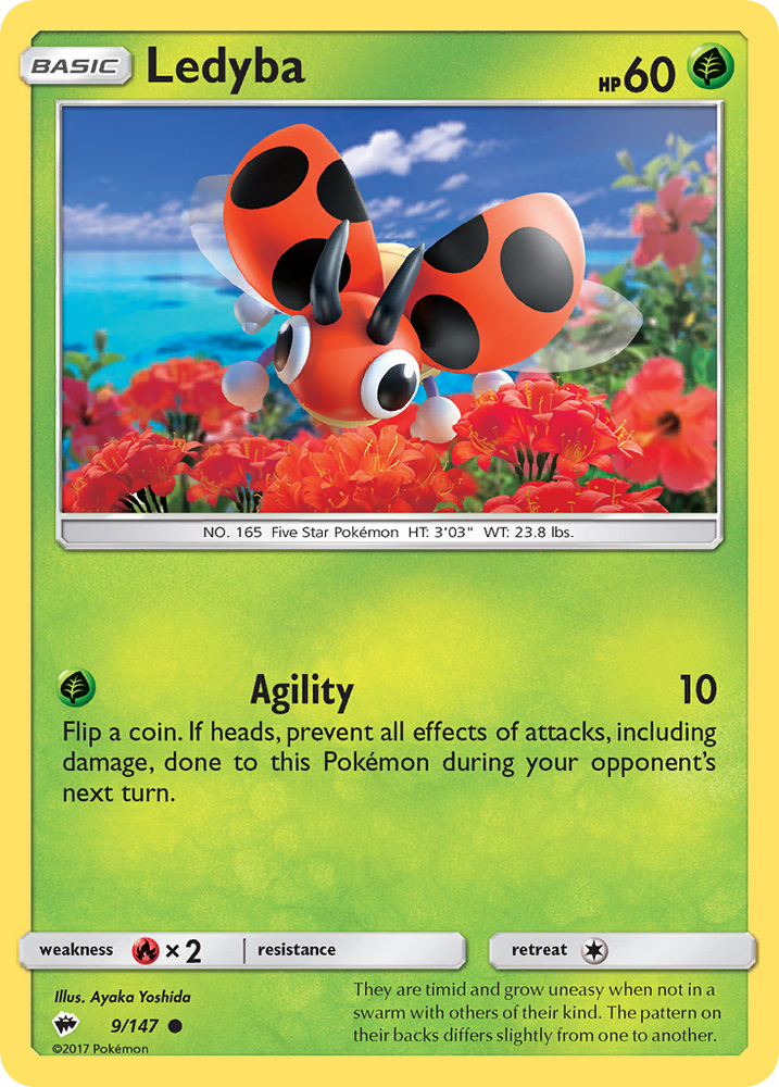 Ledyba (9/147) [Sun & Moon: Burning Shadows] Pokémon