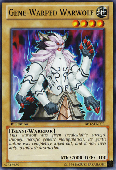 Gene-Warped Warwolf [BP02-EN002] Mosaic Rare Yu-Gi-Oh!
