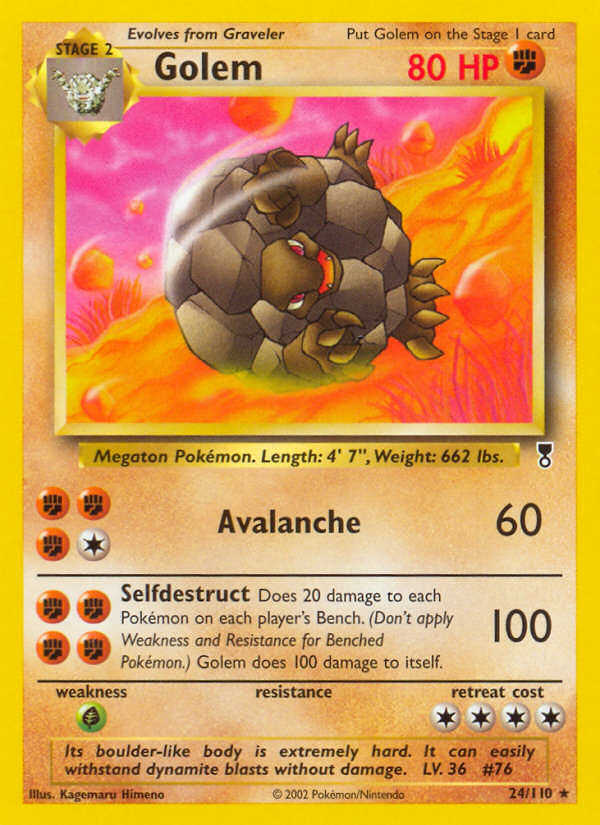Golem (24/110) [Legendary Collection] Pokémon