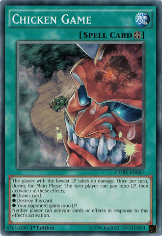 Chicken Game [CORE-EN067] Common Yu-Gi-Oh!
