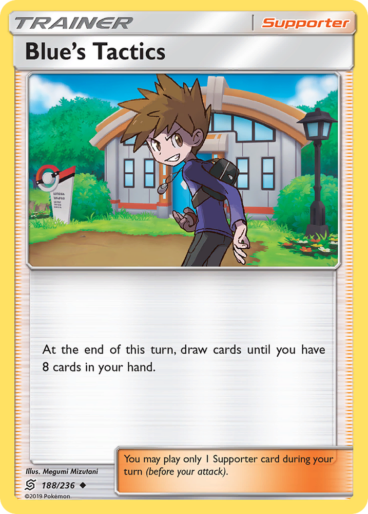 Blue's Tactics (188/236) [Sun & Moon: Unified Minds] Pokémon