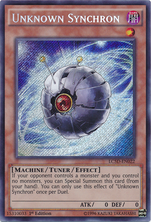Unknown Synchron [LC5D-EN022] Secret Rare Yu-Gi-Oh!