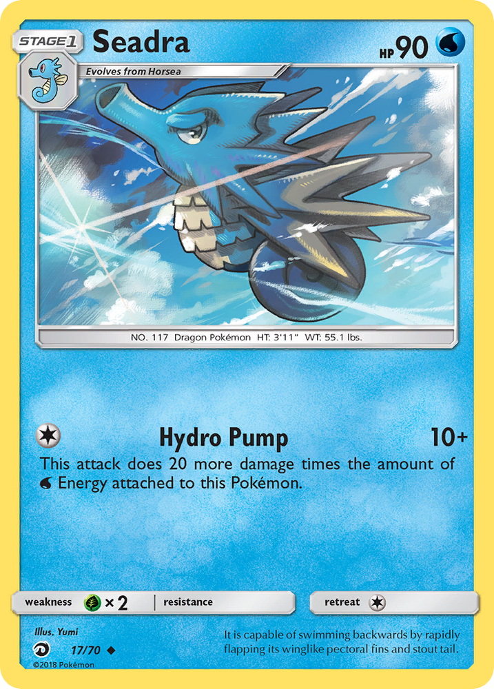 Seadra (17/70) [Sun & Moon: Dragon Majesty] Pokémon
