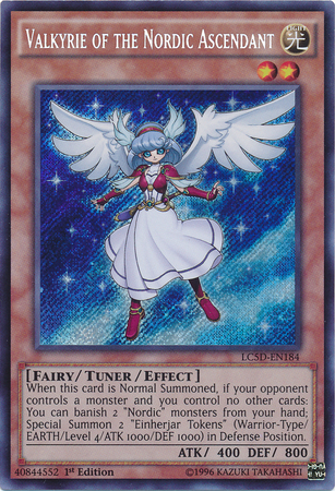 Valkyrie of the Nordic Ascendant [LC5D-EN184] Secret Rare Yu-Gi-Oh!