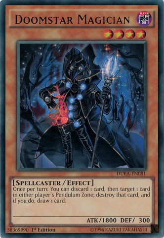 Doomstar Magician [DUEA-EN081] Ultra Rare Yu-Gi-Oh!