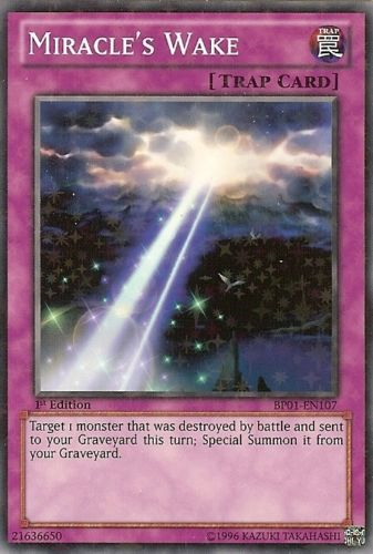 Miracle's Wake [BP01-EN107] Starfoil Rare Yu-Gi-Oh!