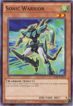 Sonic Warrior [SDSE-EN012] Common Yu-Gi-Oh!