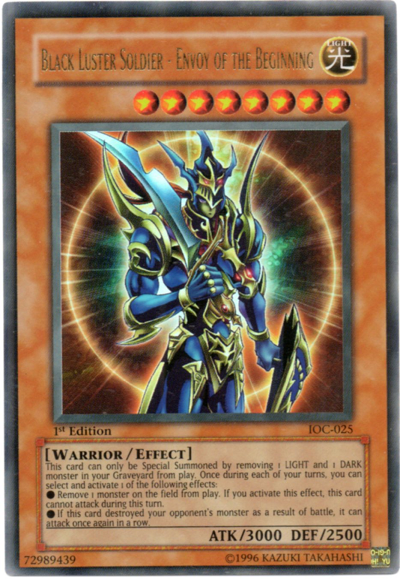Black Luster Soldier - Envoy of the Beginning [IOC-025] Ultra Rare Yu-Gi-Oh!
