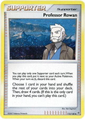 Professor Rowan (112/130) (Cosmos Holo) [Diamond & Pearl: Base Set] Pokémon