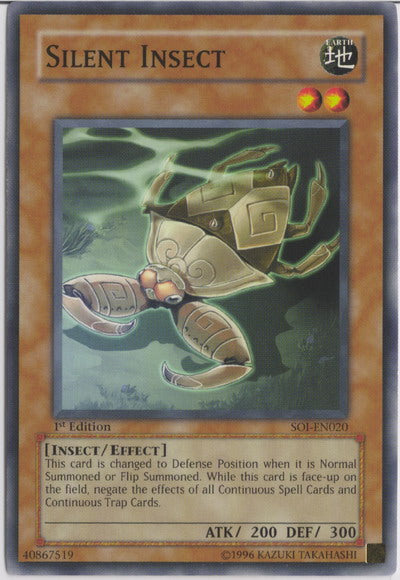 Silent Insect [SOI-EN020] Common Yu-Gi-Oh!