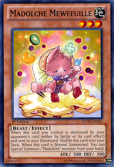 Madolche Mewfeuille [REDU-EN021] Common Yu-Gi-Oh!