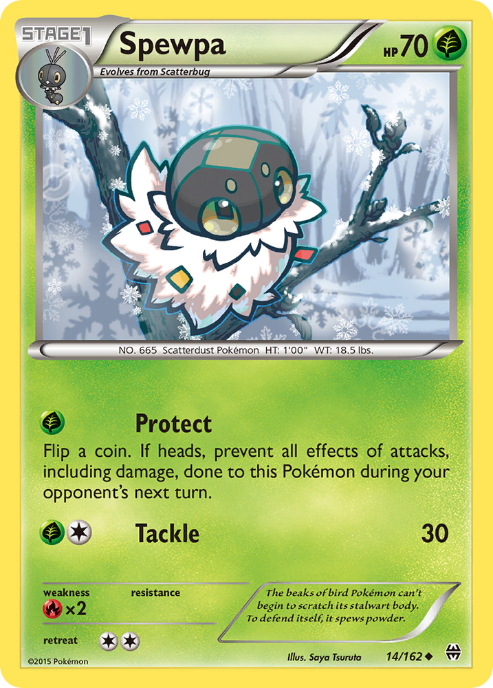 Spewpa (14/162) [XY: BREAKthrough] Pokémon