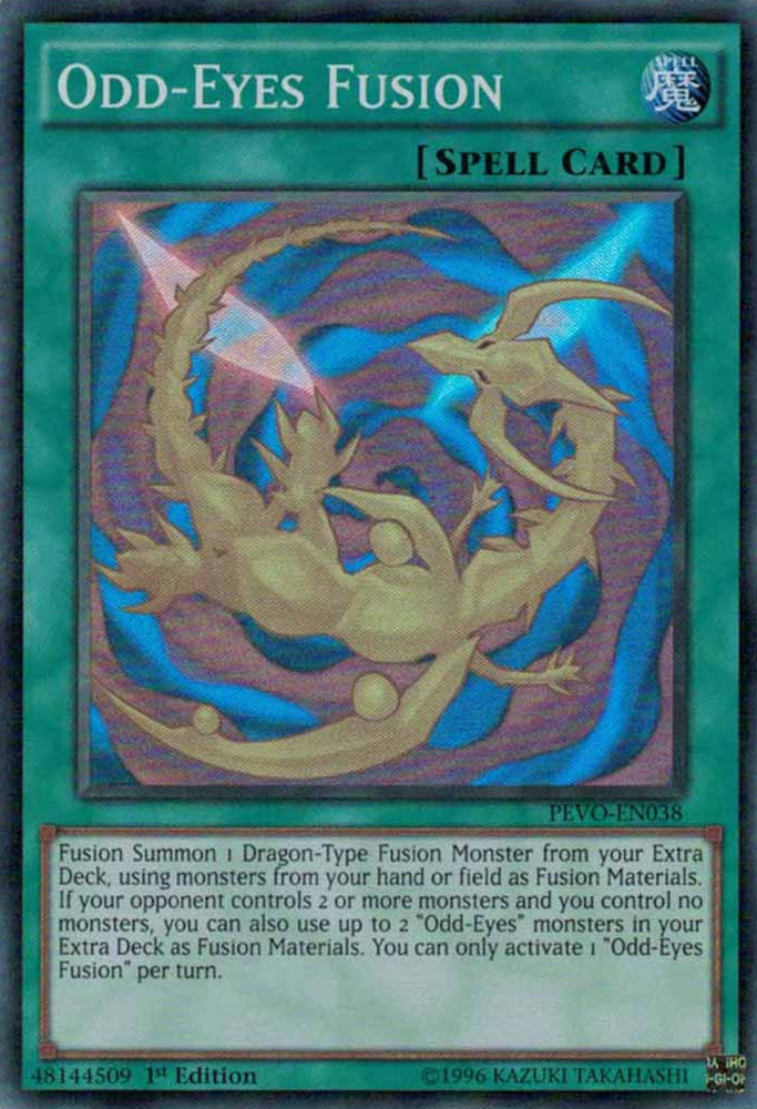 Odd-Eyes Fusion [PEVO-EN038] Super Rare Yu-Gi-Oh!