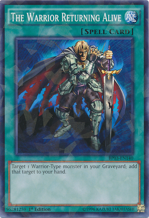 The Warrior Returning Alive [BP03-EN140] Shatterfoil Rare Yu-Gi-Oh!