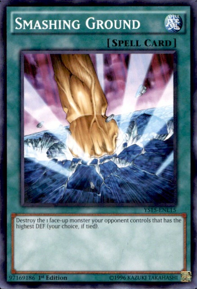 Smashing Ground [YS15-ENL15] Shatterfoil Rare Yu-Gi-Oh!
