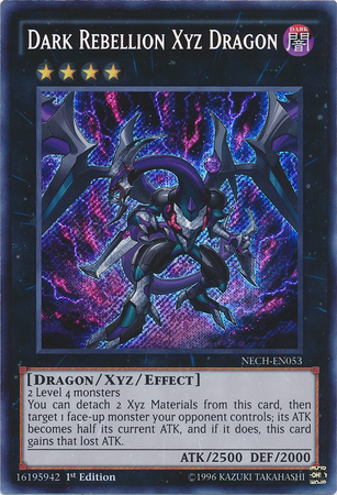 Dark Rebellion Xyz Dragon [NECH-EN053] Secret Rare Yu-Gi-Oh!