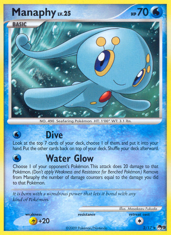 Manaphy (2/17) [POP Series 9] Pokémon