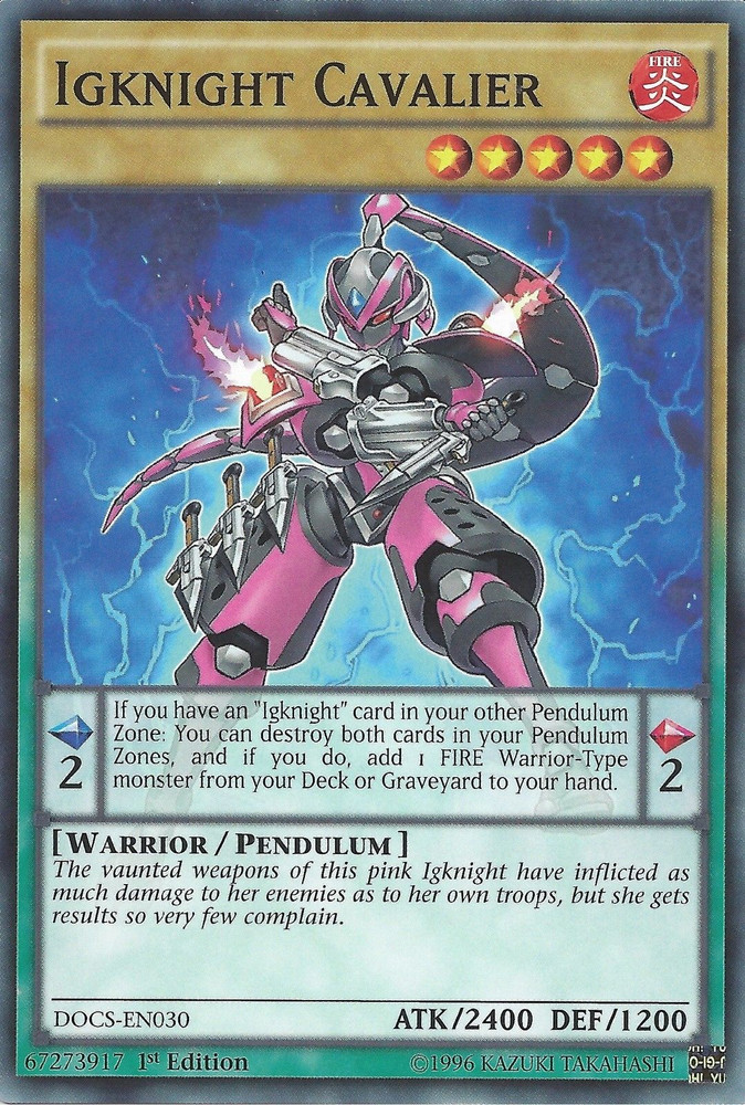 Igknight Cavalier [DOCS-EN030] Common - Yugioh Cards For Your TCG Needs!