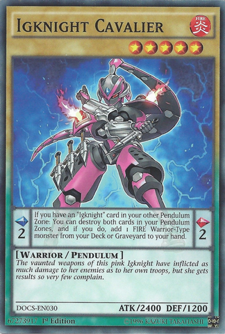 Igknight Cavalier [DOCS-EN030] Common - Yugioh Cards For Your TCG Needs!