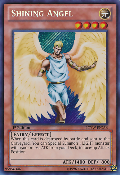 Shining Angel [LCYW-EN236] Secret Rare Yu-Gi-Oh!
