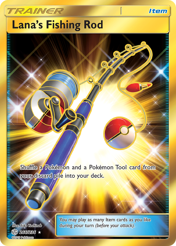 Lana's Fishing Rod (266/236) [Sun & Moon: Cosmic Eclipse] Pokémon