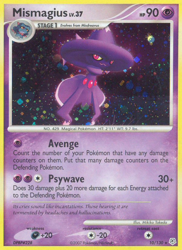 Mismagius (10/130) [Diamond & Pearl: Base Set] Pokémon