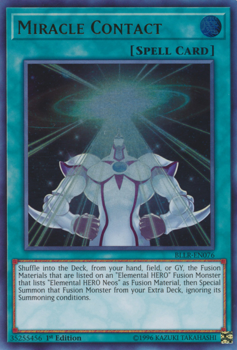 Miracle Contact [BLLR-EN076] Ultra Rare Yu-Gi-Oh!
