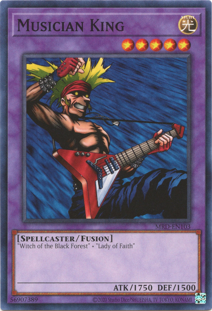 Musician King (25th Anniversary) [MRD-EN103] Common Yu-Gi-Oh!