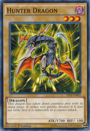 Hunter Dragon [YS14-EN003] Common Yu-Gi-Oh!