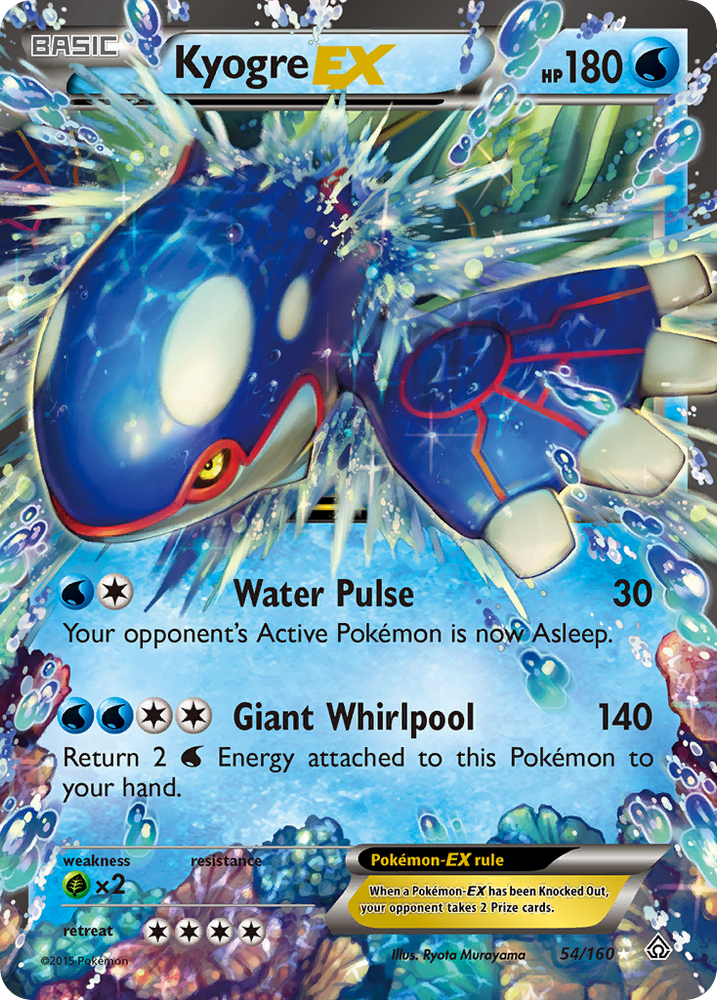 Kyogre EX (54/160) [XY: Primal Clash] Pokémon