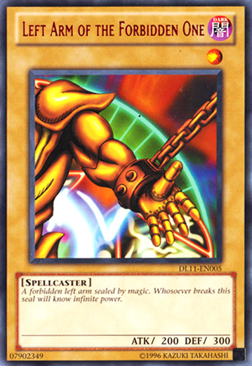 Left Arm of the Forbidden One (Red) [DL11-EN005] Rare Yu-Gi-Oh!