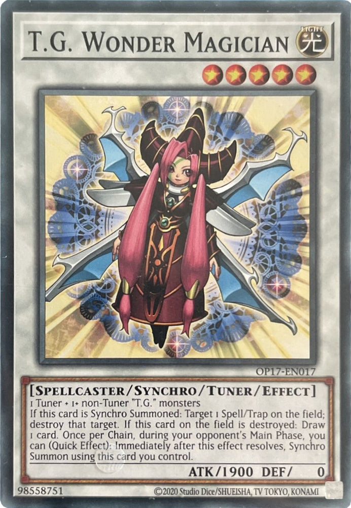 T.G. Wonder Magician [OP17-EN017] Common Yu-Gi-Oh!