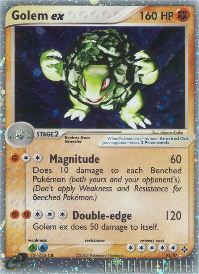 Golem ex (91/97) [EX: Dragon] Pokémon
