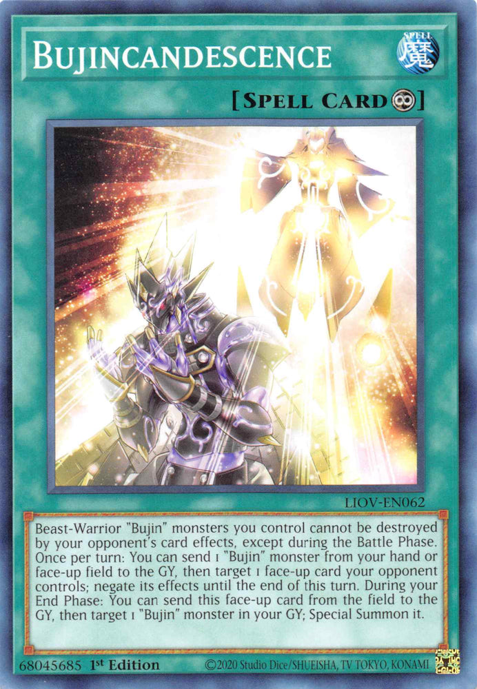 Bujincandescence [LIOV-EN062] Common Yu-Gi-Oh!