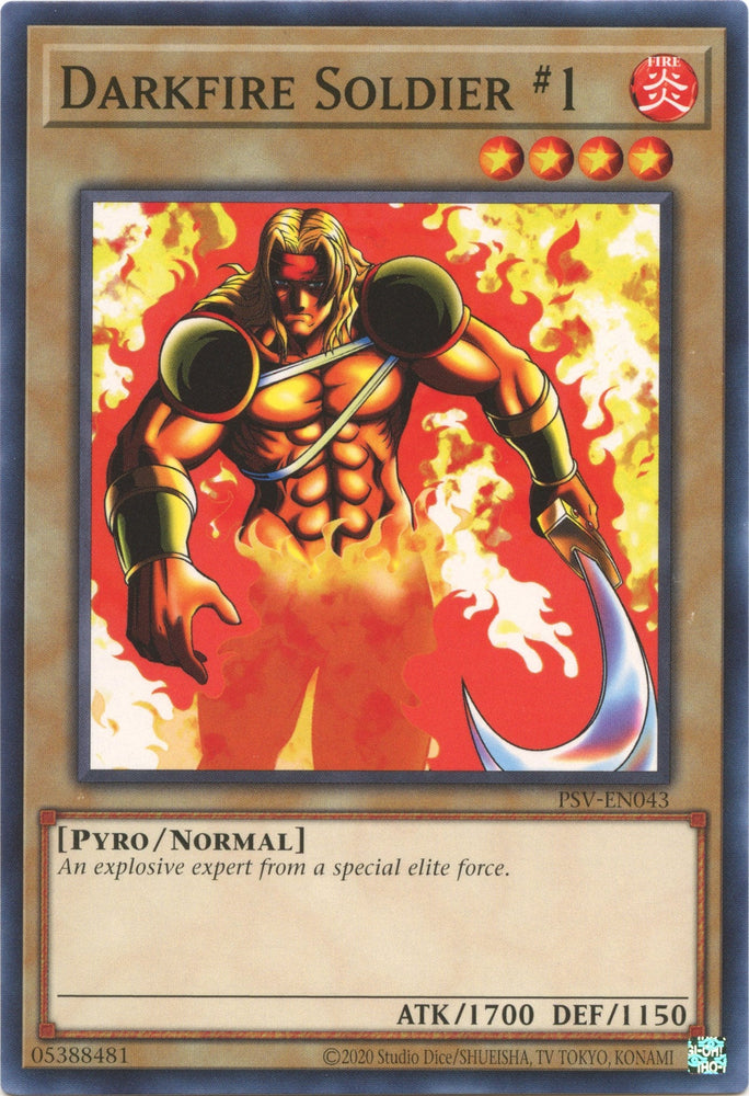 Darkfire Soldier #1 (25th Anniversary) [PSV-EN043] Common Yu-Gi-Oh!