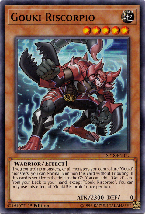Gouki Riscorpio [SP18-EN017] Common Yu-Gi-Oh!