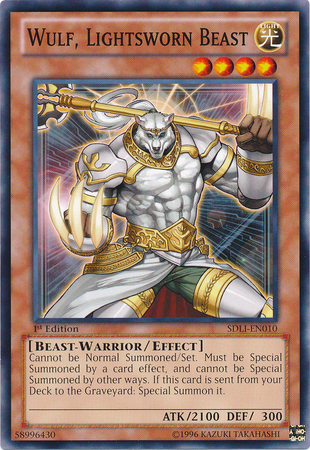Wulf, Lightsworn Beast [SDLI-EN010] Common Yu-Gi-Oh!