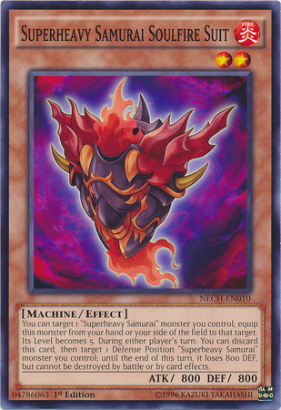 Superheavy Samurai Soulfire Suit [NECH-EN010] Common Yu-Gi-Oh!