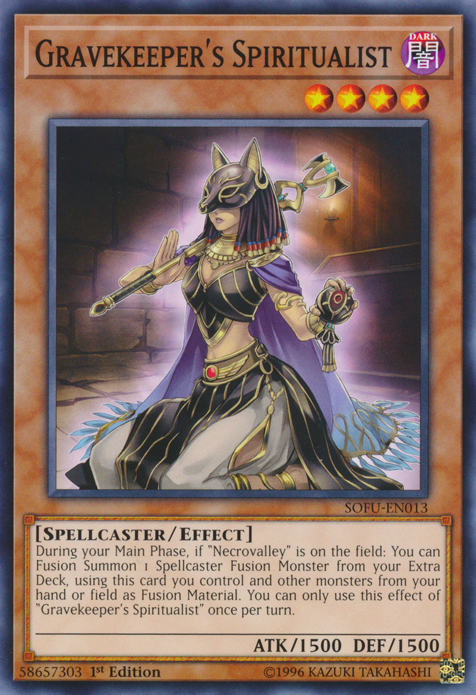 Gravekeeper's Spiritualist [SOFU-EN013] Common Yu-Gi-Oh!