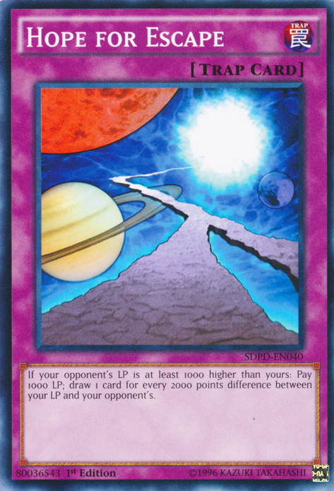 Hope for Escape [SDPD-EN040] Common Yu-Gi-Oh!
