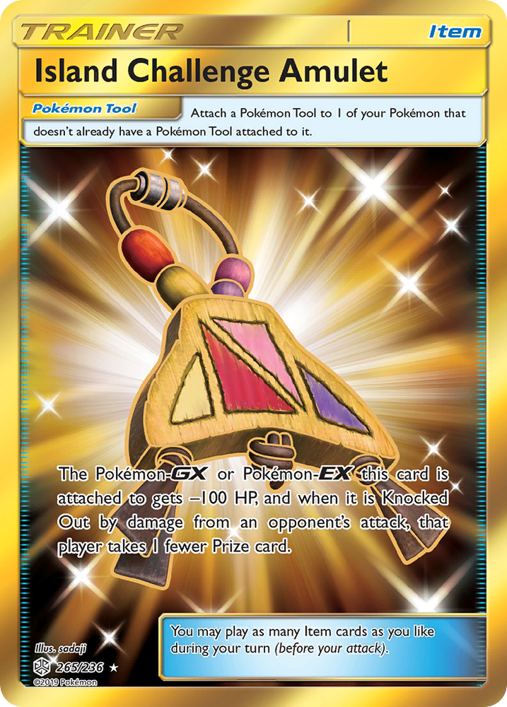 Island Challenge Amulet (265/236) [Sun & Moon: Cosmic Eclipse] Pokémon