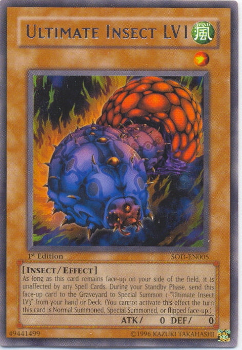 Ultimate Insect LV1 [SOD-EN005] Rare Yu-Gi-Oh!