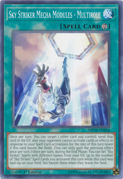 Sky Striker Mecha Modules - Multirole [MP19-EN268] Common Yu-Gi-Oh!