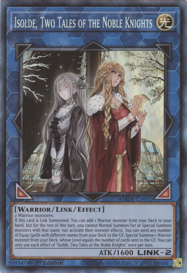 Isolde, Two Tales of the Noble Knights [AMDE-EN052] Collector's Rare Yu-Gi-Oh!