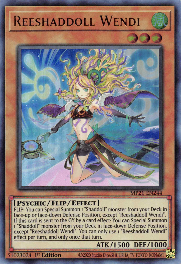 Reeshaddoll Wendi [MP21-EN244] Ultra Rare Yu-Gi-Oh!