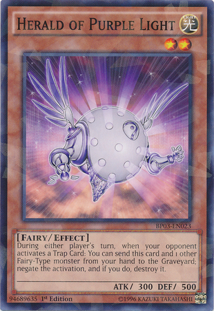 Herald of Purple Light [BP03-EN023] Shatterfoil Rare Yu-Gi-Oh!